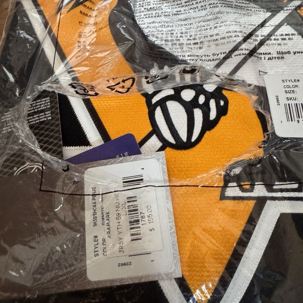 NHL Hockey Pittsburgh Penguins Jake Guentzel Jersey #59 YOUTH L/XL Authentic NWT - Picture 4 of 10